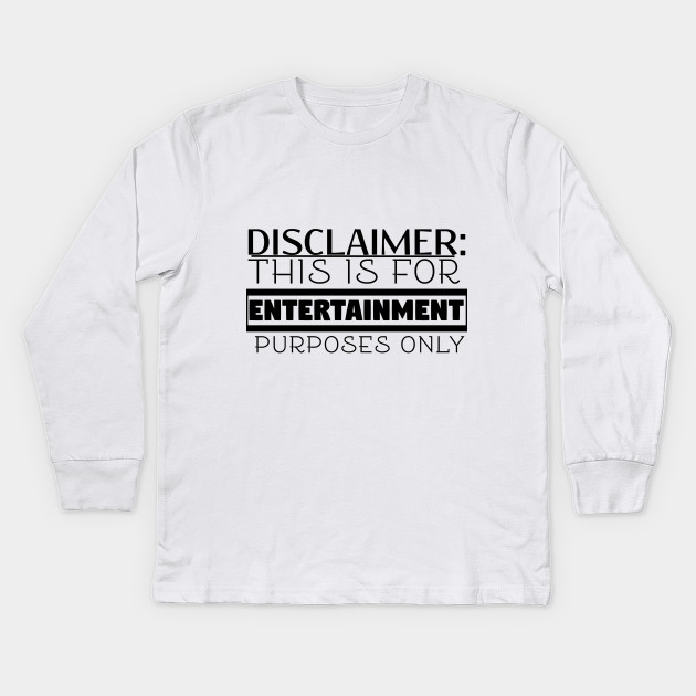 For Entertainment Purposes Only
